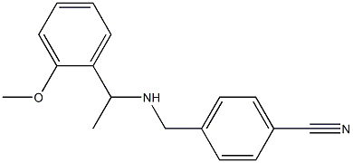 4-({[1-(2-methoxyphenyl)ethyl]amino}methyl)benzonitrile