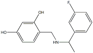  4-({[1-(3-fluorophenyl)ethyl]amino}methyl)benzene-1,3-diol