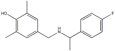 4-({[1-(4-fluorophenyl)ethyl]amino}methyl)-2,6-dimethylphenol