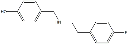 4-({[2-(4-fluorophenyl)ethyl]amino}methyl)phenol
