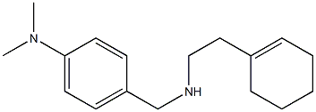 4-({[2-(cyclohex-1-en-1-yl)ethyl]amino}methyl)-N,N-dimethylaniline Structure