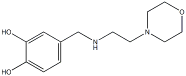 4-({[2-(morpholin-4-yl)ethyl]amino}methyl)benzene-1,2-diol Structure