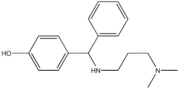  4-({[3-(dimethylamino)propyl]amino}(phenyl)methyl)phenol