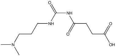 4-({[3-(dimethylamino)propyl]carbamoyl}amino)-4-oxobutanoic acid