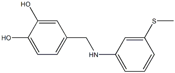 4-({[3-(methylsulfanyl)phenyl]amino}methyl)benzene-1,2-diol