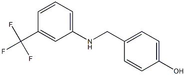 4-({[3-(trifluoromethyl)phenyl]amino}methyl)phenol
