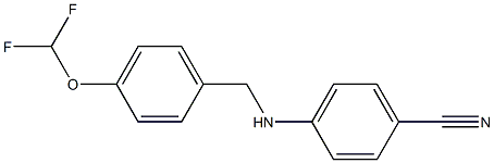 4-({[4-(difluoromethoxy)phenyl]methyl}amino)benzonitrile