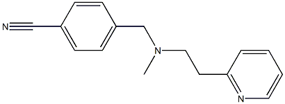 4-({methyl[2-(pyridin-2-yl)ethyl]amino}methyl)benzonitrile