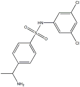 4-(1-aminoethyl)-N-(3,5-dichlorophenyl)benzene-1-sulfonamide