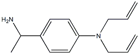 4-(1-aminoethyl)-N,N-bis(prop-2-en-1-yl)aniline Struktur