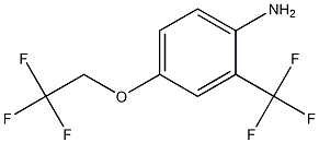 4-(2,2,2-trifluoroethoxy)-2-(trifluoromethyl)aniline,,结构式