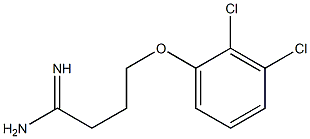 4-(2,3-dichlorophenoxy)butanimidamide Struktur