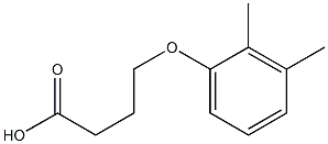 4-(2,3-dimethylphenoxy)butanoic acid 结构式