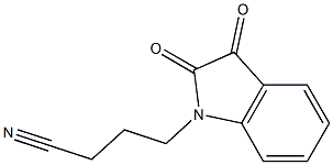 4-(2,3-dioxo-2,3-dihydro-1H-indol-1-yl)butanenitrile Structure