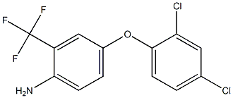 4-(2,4-dichlorophenoxy)-2-(trifluoromethyl)aniline Structure