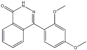 4-(2,4-dimethoxyphenyl)-1,2-dihydrophthalazin-1-one 结构式