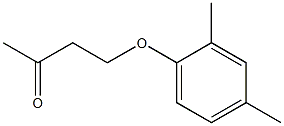 4-(2,4-dimethylphenoxy)butan-2-one 结构式