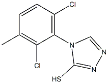 4-(2,6-dichloro-3-methylphenyl)-4H-1,2,4-triazole-3-thiol Structure