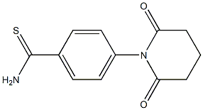 4-(2,6-dioxopiperidin-1-yl)benzene-1-carbothioamide Struktur