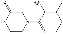 4-(2-amino-3-methylpentanoyl)piperazin-2-one