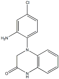 4-(2-amino-4-chlorophenyl)-1,2,3,4-tetrahydroquinoxalin-2-one|