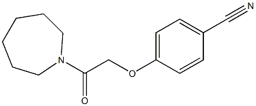 4-(2-azepan-1-yl-2-oxoethoxy)benzonitrile