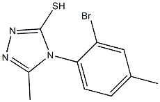 4-(2-bromo-4-methylphenyl)-5-methyl-4H-1,2,4-triazole-3-thiol
