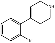 4-(2-bromophenyl)-1,2,3,6-tetrahydropyridine,1005210-53-6,结构式