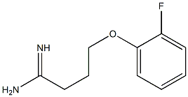 4-(2-fluorophenoxy)butanimidamide Struktur
