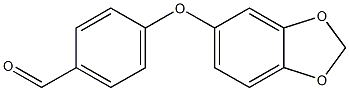 4-(2H-1,3-benzodioxol-5-yloxy)benzaldehyde Structure