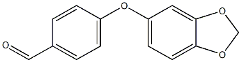 4-(2H-1,3-benzodioxol-5-yloxy)benzaldehyde 结构式