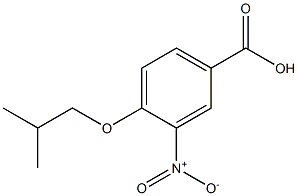 4-(2-methylpropoxy)-3-nitrobenzoic acid 结构式