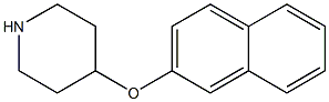 4-(2-naphthyloxy)piperidine,,结构式