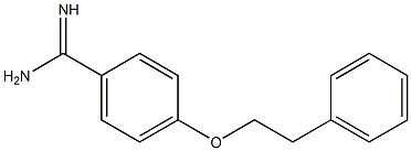 4-(2-phenylethoxy)benzenecarboximidamide Struktur