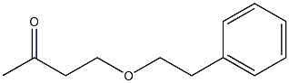4-(2-phenylethoxy)butan-2-one Struktur