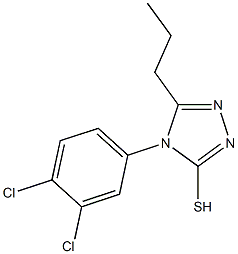 4-(3,4-dichlorophenyl)-5-propyl-4H-1,2,4-triazole-3-thiol