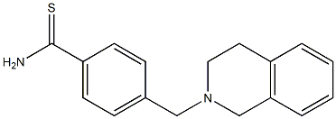 4-(3,4-dihydroisoquinolin-2(1H)-ylmethyl)benzenecarbothioamide Structure