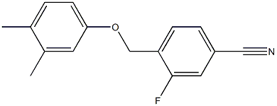 4-(3,4-dimethylphenoxymethyl)-3-fluorobenzonitrile