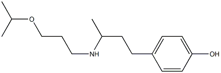 4-(3-{[3-(propan-2-yloxy)propyl]amino}butyl)phenol