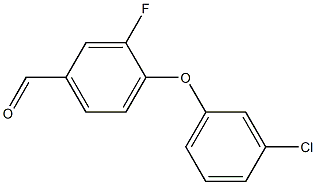 4-(3-chlorophenoxy)-3-fluorobenzaldehyde