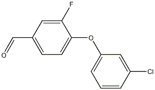  4-(3-chlorophenoxy)-3-fluorobenzaldehyde