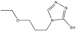 4-(3-ethoxypropyl)-4H-1,2,4-triazole-3-thiol,,结构式