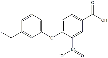 4-(3-ethylphenoxy)-3-nitrobenzoic acid|