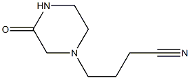 4-(3-oxopiperazin-1-yl)butanenitrile 结构式