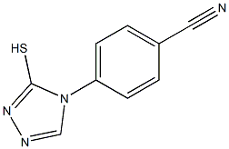 4-(3-sulfanyl-4H-1,2,4-triazol-4-yl)benzonitrile Structure