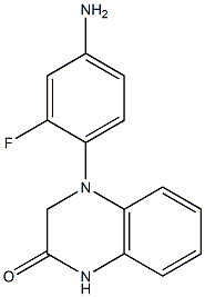4-(4-amino-2-fluorophenyl)-1,2,3,4-tetrahydroquinoxalin-2-one