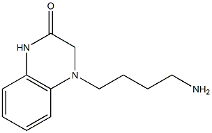 4-(4-aminobutyl)-1,2,3,4-tetrahydroquinoxalin-2-one,,结构式