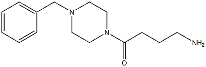 4-(4-benzylpiperazin-1-yl)-4-oxobutan-1-amine Structure