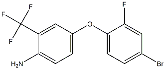 4-(4-bromo-2-fluorophenoxy)-2-(trifluoromethyl)aniline|
