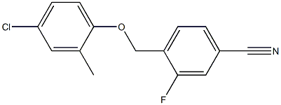 4-(4-chloro-2-methylphenoxymethyl)-3-fluorobenzonitrile